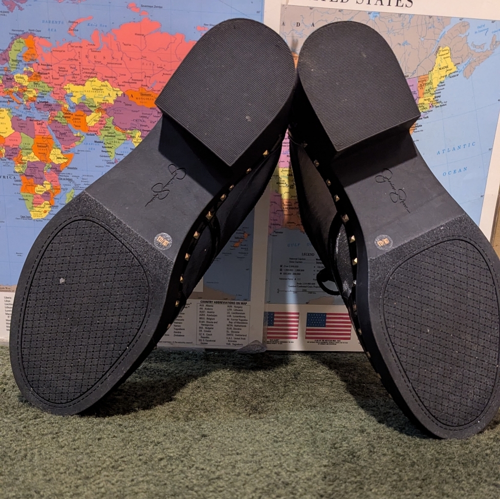 Jessica Simpson Black Patent Leather Loafers - Picture 4 of 4